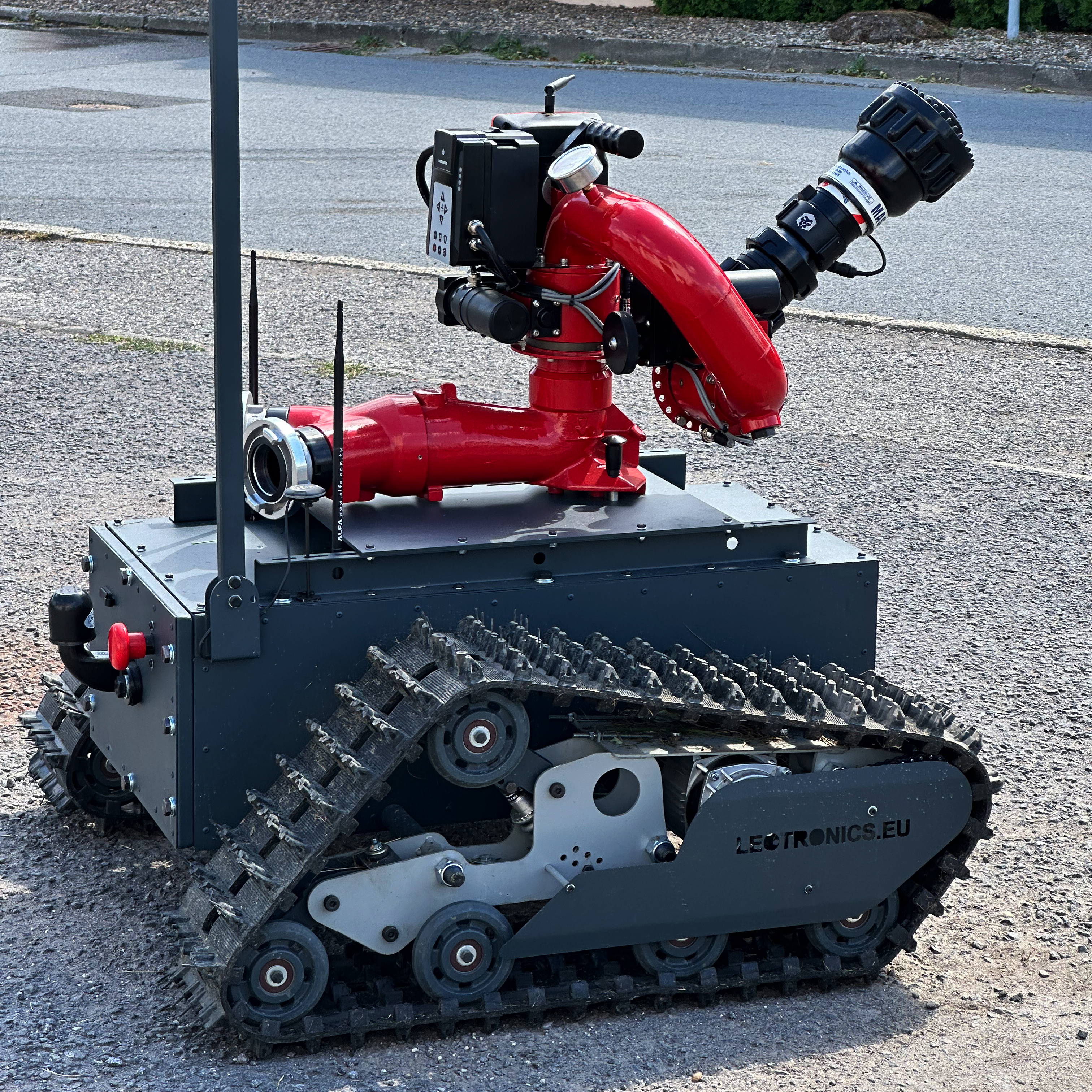 Remote Control Army Rfobot Remote-Controlled Firefighting Robot